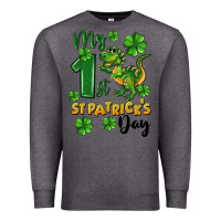 Charcoal Heather My first St. Patrick's Day Premium Sweatshirt - CowGirlArtShop