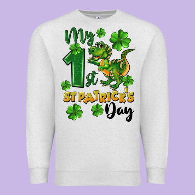 My First St. Patrick's Day Premium Sweatshirt Designed By Cowgirlartshop