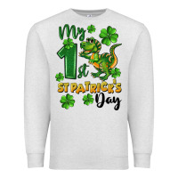 Oatmeal Heather My first St. Patrick's Day Premium Sweatshirt - CowGirlArtShop