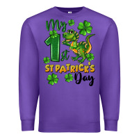 Purple My first St. Patrick's Day Premium Sweatshirt - CowGirlArtShop