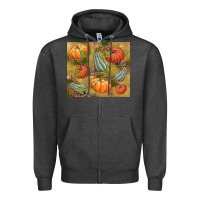 Charcoal Heather Fall Zipper Hoodie - NancyCooperArtShop
