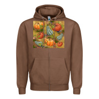 Chestnut Fall Zipper Hoodie - NancyCooperArtShop
