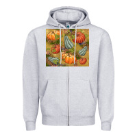 Heather Grey Fall Zipper Hoodie - NancyCooperArtShop