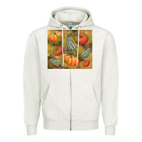 Oatmeal Heather Fall Zipper Hoodie - NancyCooperArtShop