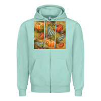 Seafoam Fall Zipper Hoodie - NancyCooperArtShop