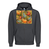 Smoke Fall Zipper Hoodie - NancyCooperArtShop