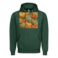 Sports Green Fall Zipper Hoodie - NancyCooperArtShop