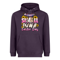Plum Small town Easter Day Heavyweight Hoodie - CowGirlArtShop