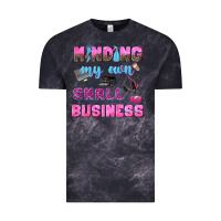 Cloud Black mind my own small business Vintage Tee - NancyCooperArtShop