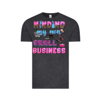 Vintage Black mind my own small business Vintage Tee - NancyCooperArtShop