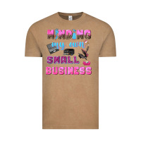 Vintage Coffee mind my own small business Vintage Tee - NancyCooperArtShop