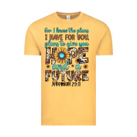 Vintage Mustard for i know the plans i have for you plans to give you hope and a futur Vintage Tee - JahusDesignShop