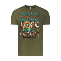 Vintage Olive for i know the plans i have for you plans to give you hope and a futur Vintage Tee - JahusDesignShop