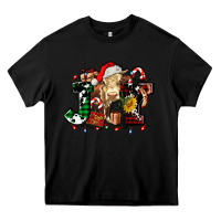 Black joy and cow christmas candies and letters Heavy Core Tee - AdoDesignShop