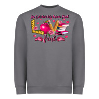 Storm in october we wear pink teacher Heavyweight Sweatshirt - LillyAllenDesigns