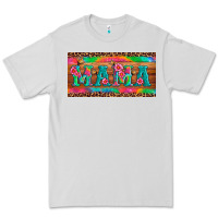 Dove Grey mama tie dye license plate template Premium Tee - Artiststas