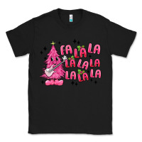 Black pink christmas fa la la Classic Tee - MaliasSmallBusiness
