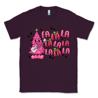 Plum pink christmas fa la la Classic Tee - MaliasSmallBusiness