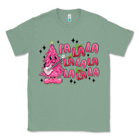 Sage pink christmas fa la la Classic Tee - MaliasSmallBusiness
