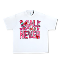 White call me never Urban Heavy Tee - NancyCooperArtShop