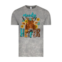 Cloud Rock moody cow Vintage Tee - NancyCooperArtShop