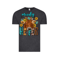 Vintage Black moody cow Vintage Tee - NancyCooperArtShop