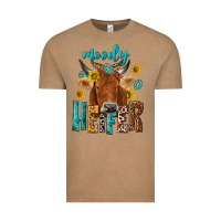 Vintage Coffee moody cow Vintage Tee - NancyCooperArtShop