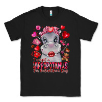 Black i want hippopotamus for valentines day Classic Tee - CowhideDigitalArt