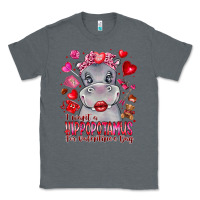 Charcoal Heather i want hippopotamus for valentines day Classic Tee - CowhideDigitalArt
