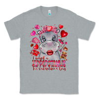 Heather Grey i want hippopotamus for valentines day Classic Tee - CowhideDigitalArt