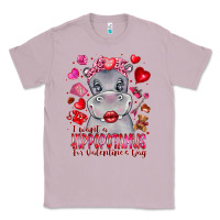 Lilac i want hippopotamus for valentines day Classic Tee - CowhideDigitalArt