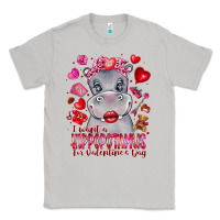 Moon Dust i want hippopotamus for valentines day Classic Tee - CowhideDigitalArt