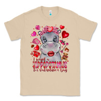 Mushroom i want hippopotamus for valentines day Classic Tee - CowhideDigitalArt