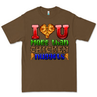 Cacao i love you more than chicken nuggets Premium Tee - AdoDesignShop