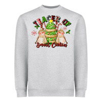 Heather Grey teacher of smart cookies Heavyweight Sweatshirt - LillyAllenDesigns
