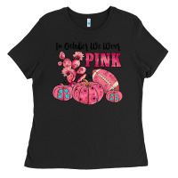 Black in october we wear pink Ladies Tee - JahusDesignShop