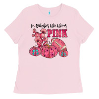 Bubblegum Pink in october we wear pink Ladies Tee - JahusDesignShop