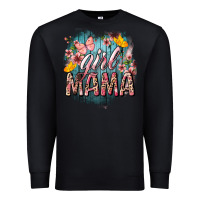 Black Girl mama butterfly mother's day Premium Sweatshirt - HowdyJamesFarm