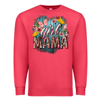 Cardinal Girl mama butterfly mother's day Premium Sweatshirt - HowdyJamesFarm