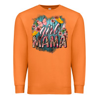 Carrot Girl mama butterfly mother's day Premium Sweatshirt - HowdyJamesFarm
