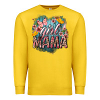 Lemon Girl mama butterfly mother's day Premium Sweatshirt - HowdyJamesFarm