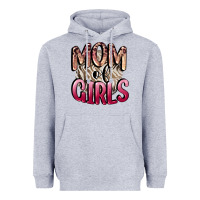 Heather Grey Mom of Girls Mother's Day Heavyweight Hoodie - CowGirlArtShop