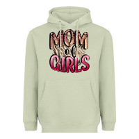 Matcha Mom of Girls Mother's Day Heavyweight Hoodie - CowGirlArtShop