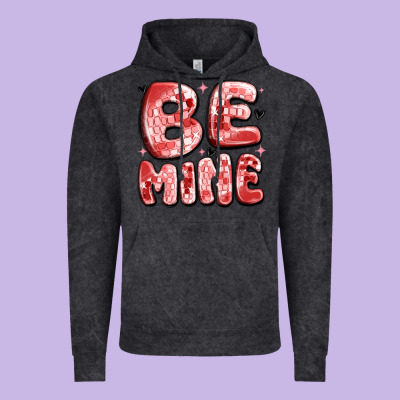 Be Mine Vintage Hoodie Designed By Maliassmallbusiness