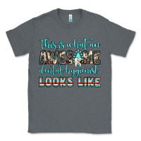 Charcoal Heather this is what an awesome dental hygienist looks like Classic Tee - JahusDesignShop