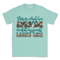 Seafoam this is what an awesome dental hygienist looks like Classic Tee - JahusDesignShop