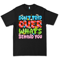 Black don't trip over what's behind you Premium Tee - JahusDesignShop