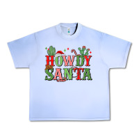 Grape Ice howdy santa Urban Heavy Tee - MaliasSmallBusiness