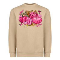 Mushroom breast cancer awareness pink pumpkins Heavyweight Sweatshirt - LillyAllenDesigns