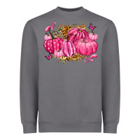Storm breast cancer awareness pink pumpkins Heavyweight Sweatshirt - LillyAllenDesigns